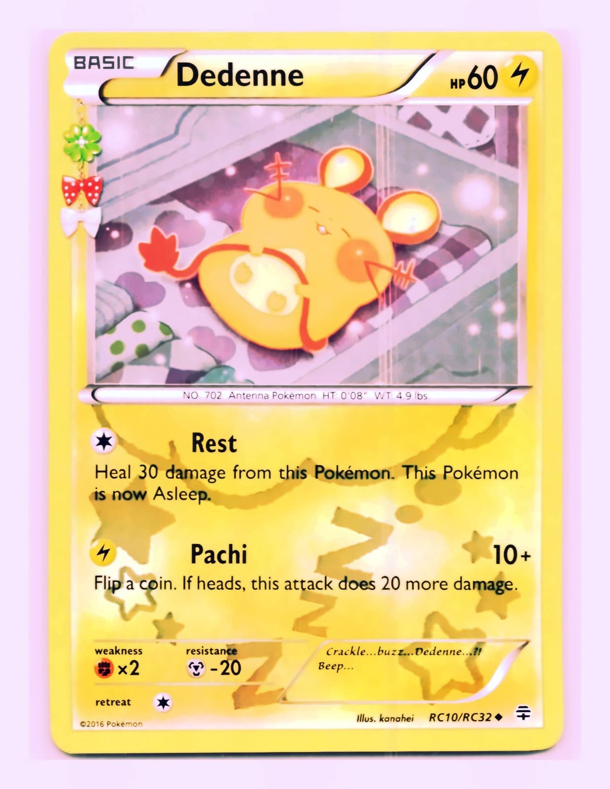 Dedenne RC10/RC32 Holo Uncommon Generations Pokemon LP