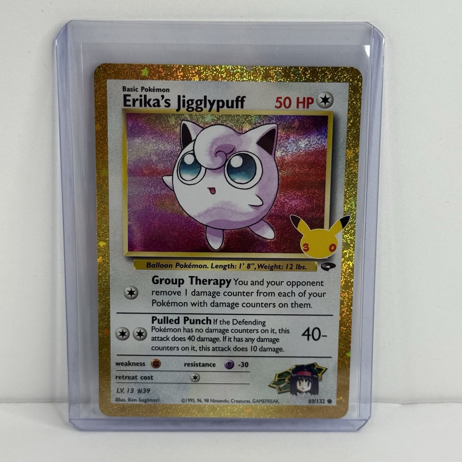 Erika's Jigglypuff 69/132 30th Celebration Classic Collection Pokemon NM