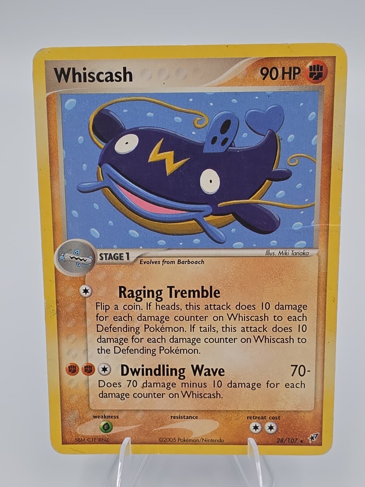Pokemon - Whiscash - 28/107 EX Deoxys - Regular
