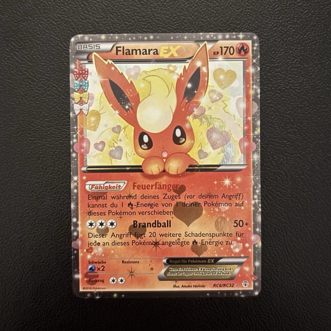 Pokémon TCG Flamara EX RC6/RC32 Holo Generationen Promo DE 2016 170 KP
