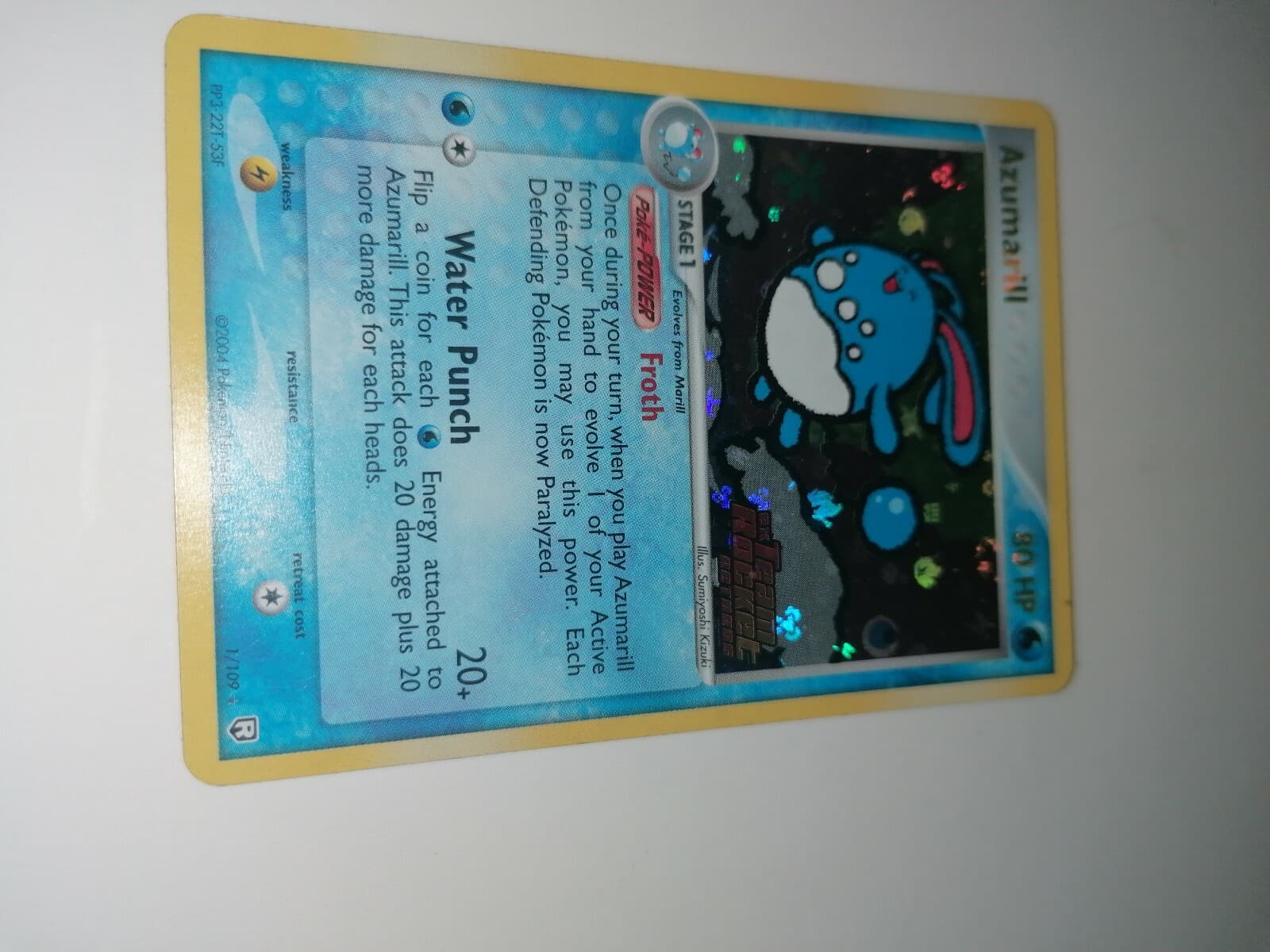 POKEMON Azumarill 35/147 Rara Ombre Infuocate Italiano