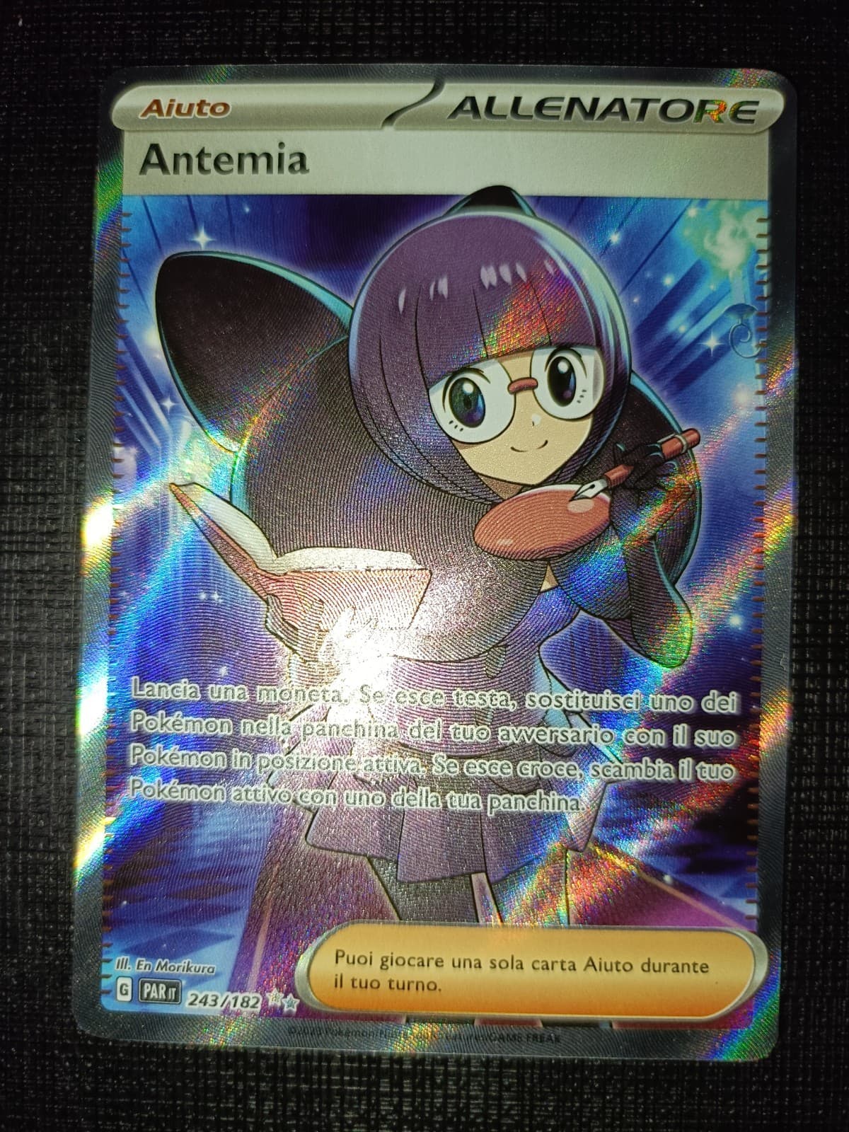 Antemia / Shauntal Paradosso Temporale PAR 243/182 Rara Full Art ITA 1A2
