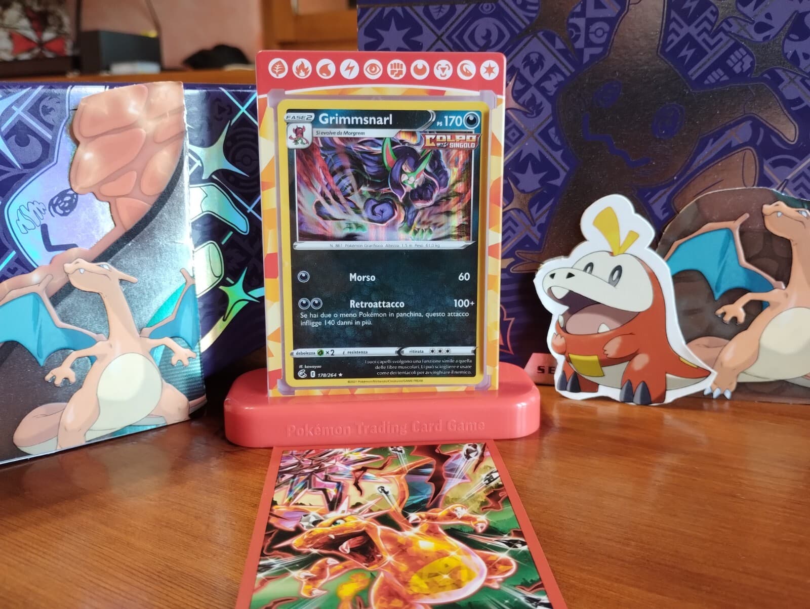 GRIMMSNARL 178/264 Holo - Pokémon Colpo Fusione - Ita/Mint