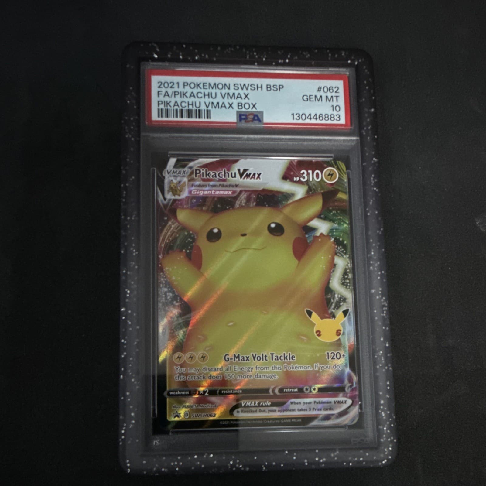 Pokemon TCG Pikachu VMAX SWSH062 SWSH Promo Holo Full Art 2021 PSA 10