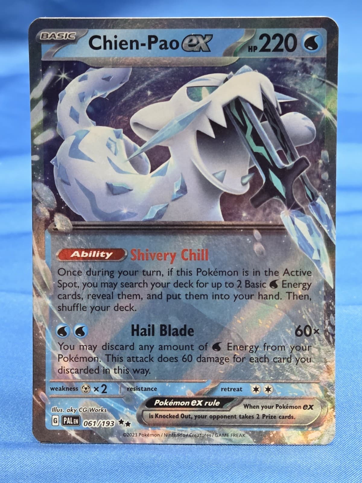 Pokemon - Chien-Pao EX - Double Rare - Paldea Evolved - 061/193