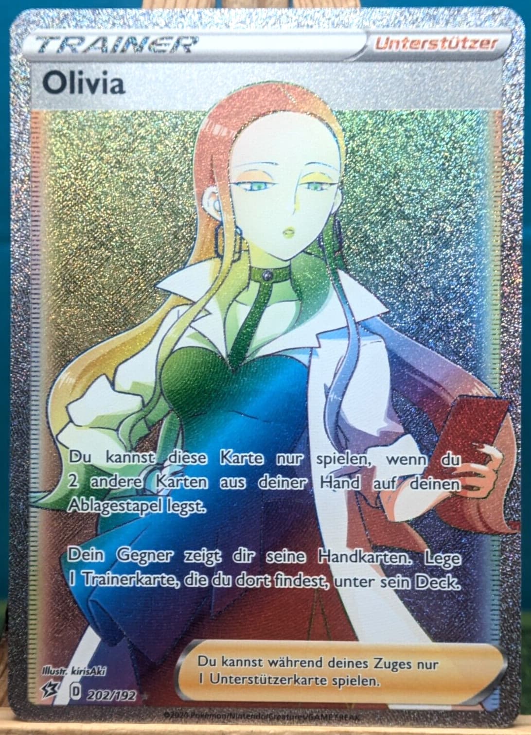 POKEMON - Clash der Rebellen - Olivia - 202/192 - deutsch