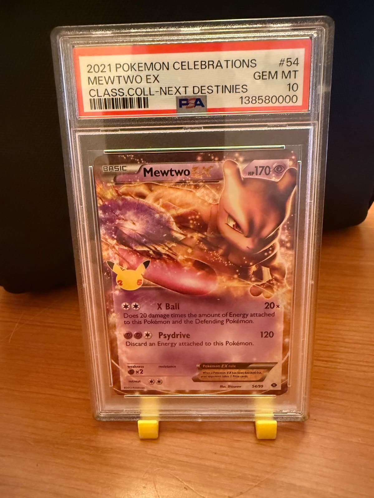 Pokemon Celebrations Classic Collection Mewtwo EX 54/99 PSA 10