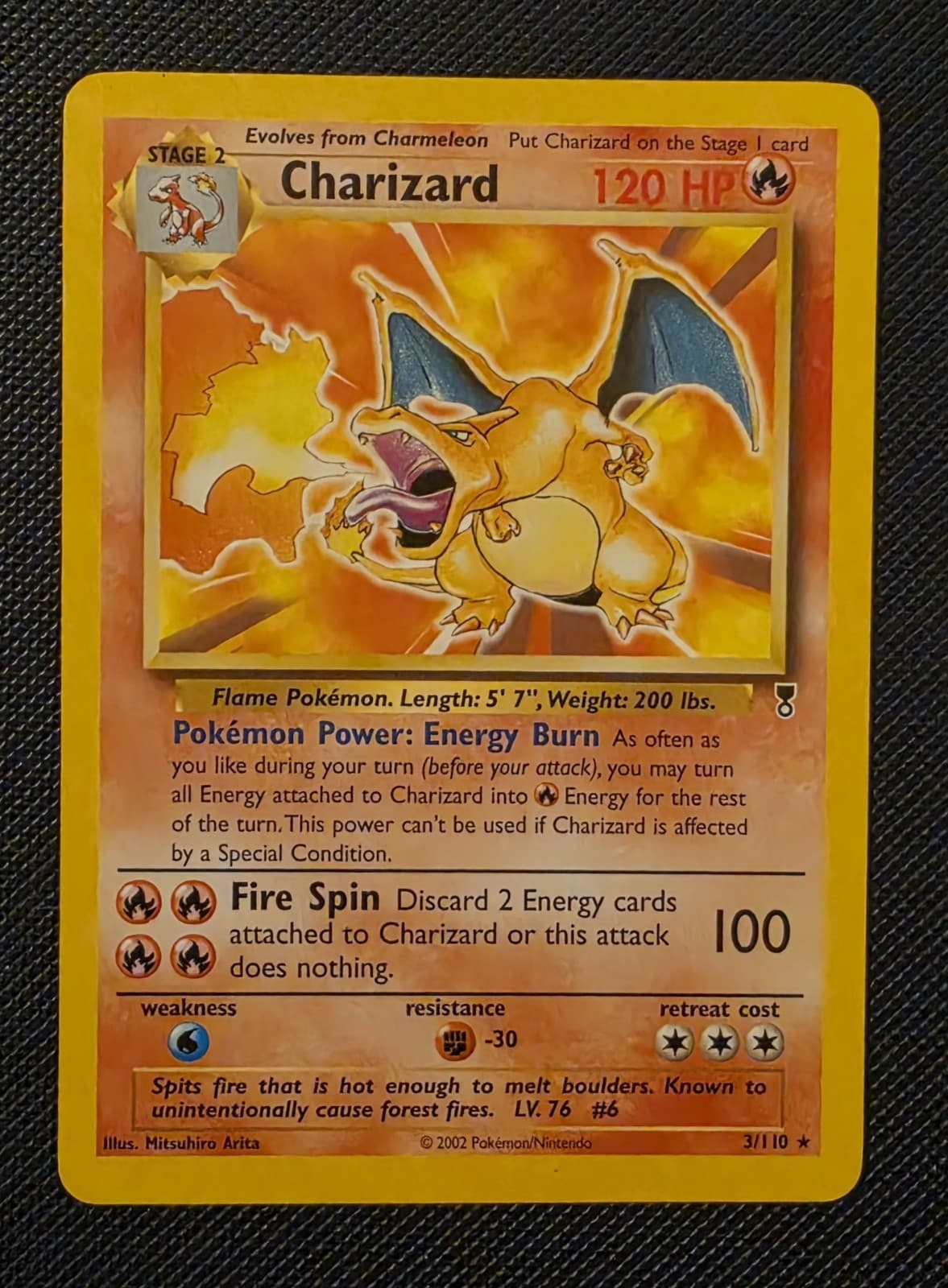 Charizard 3/110 Pokémon Legendary Collection Non-holo