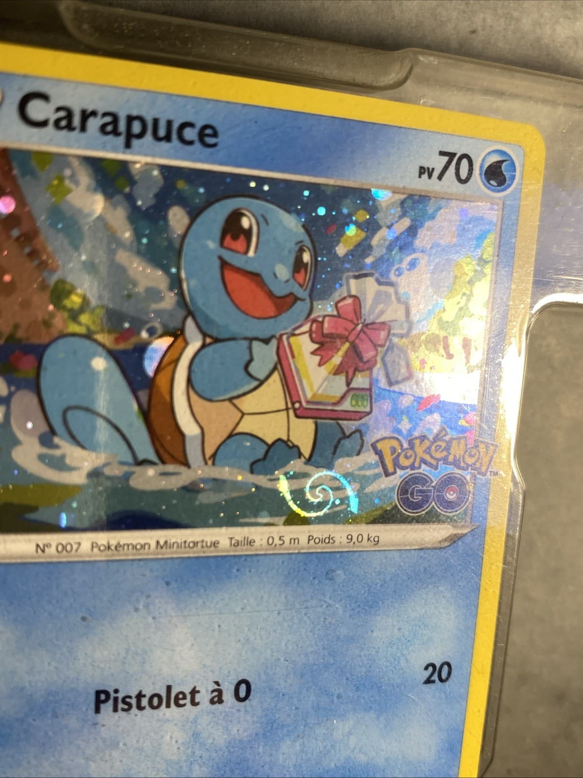 CARAPUCE HOLO (SWIRL UNIQUE)- POKEMON GO SWSH233 PROMO FR Near Mint