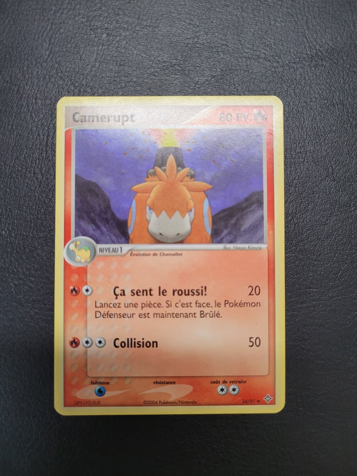 Carte Pokémon - Bloc ex - Dragon - Camerupt 24/97 - FR