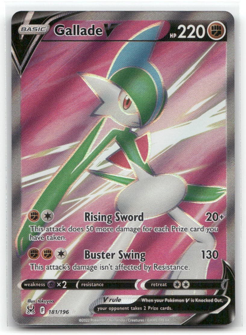 Gallade V (Full Art) Holo SWSH11: Lost Origin 181/196 NM Pokemon