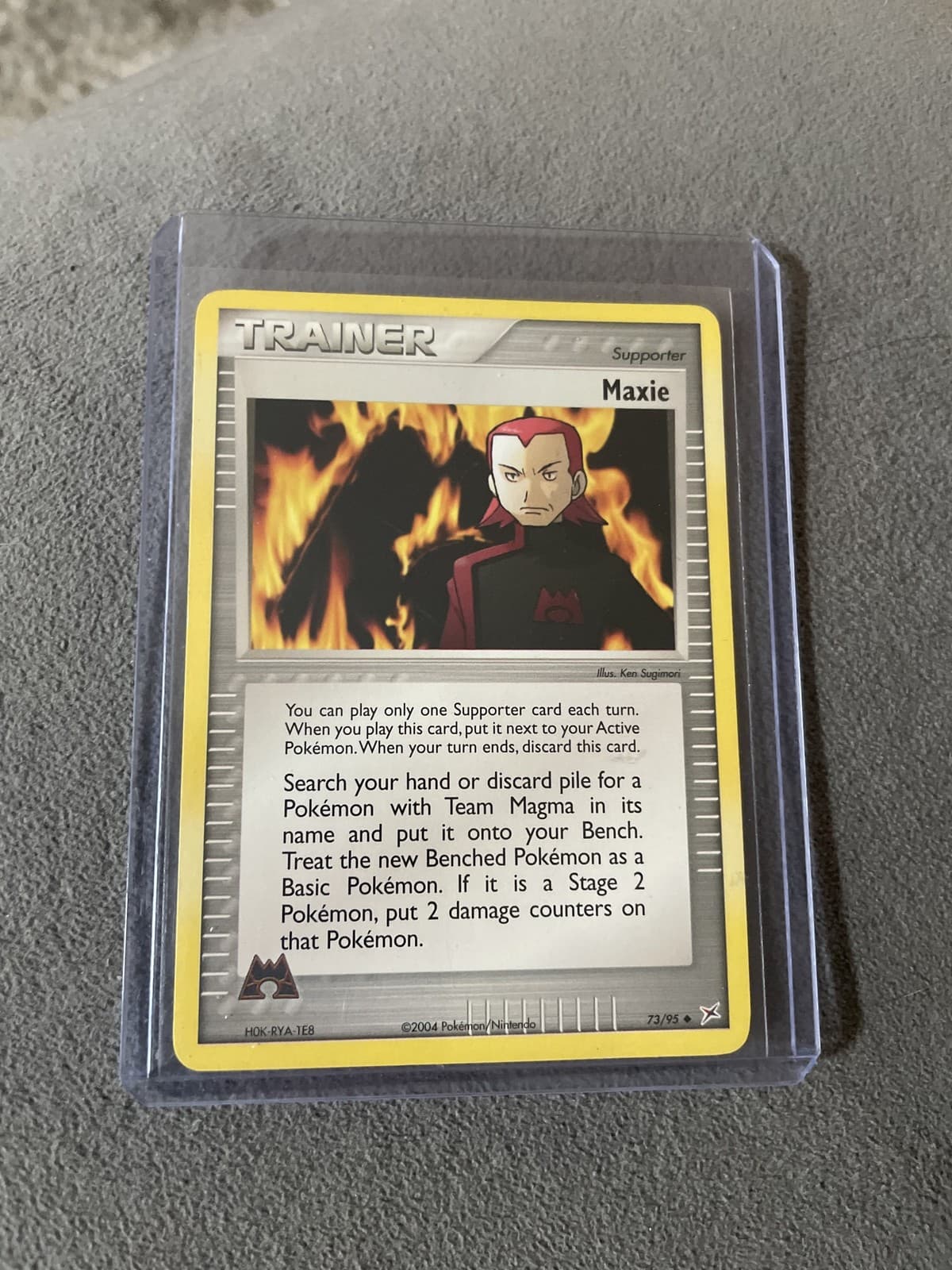 2004 Pokémon Team Magma vs Team Aqua Maxie 73/95 Uncommon NM