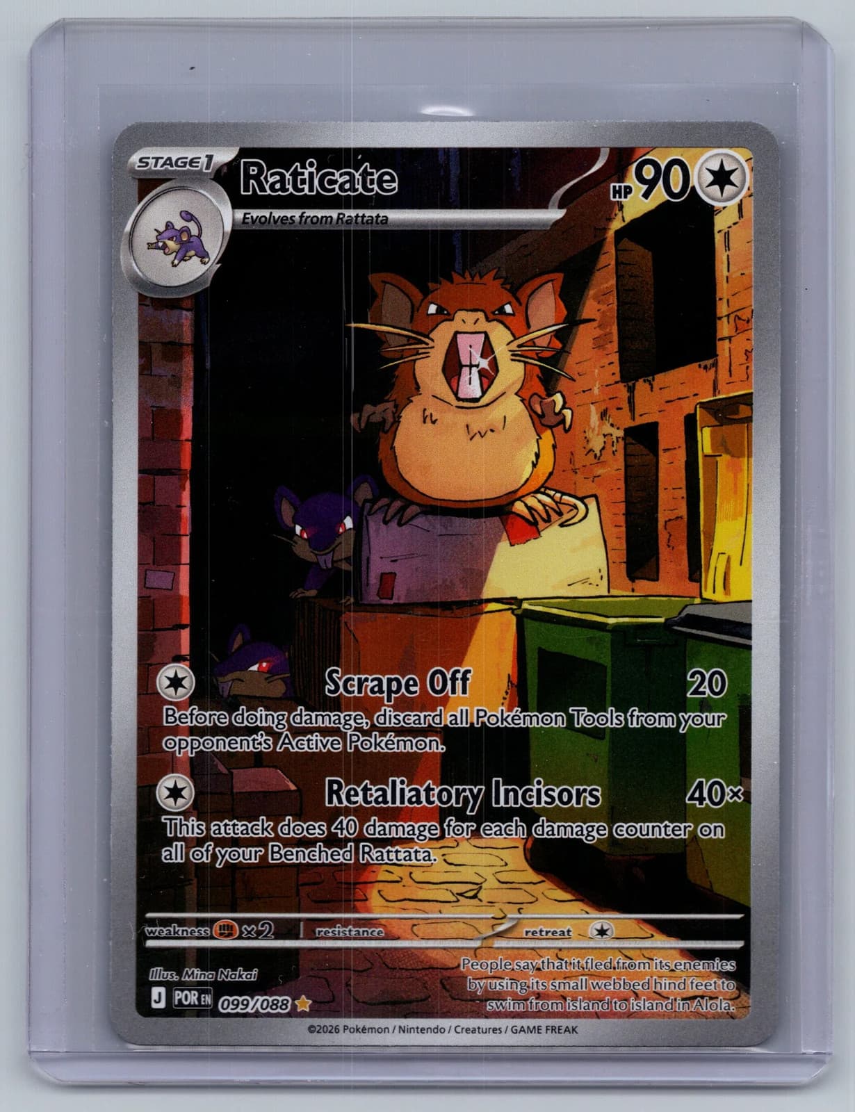 ME03: Perfect Order Raticate Holo IR #99/88