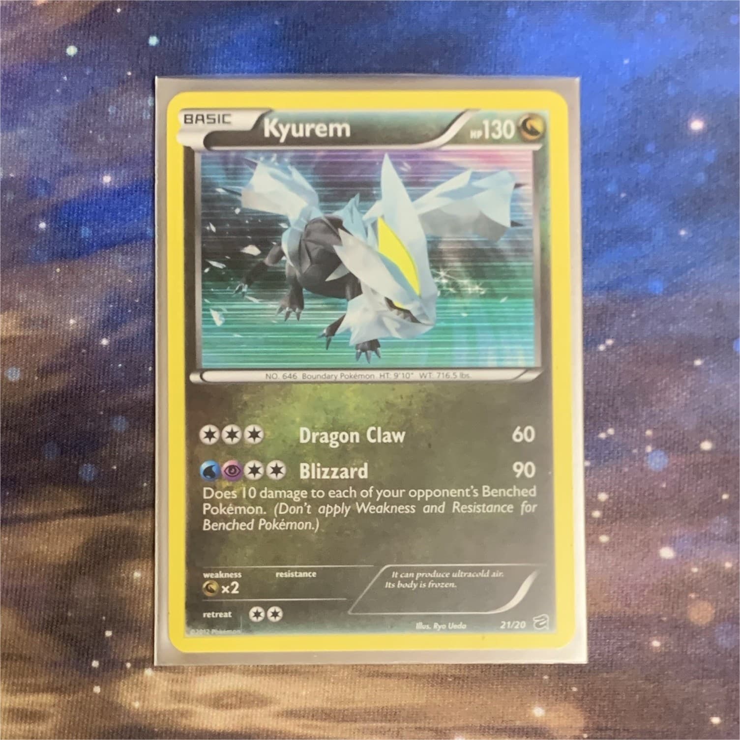 The Pokémon Company Kyurem 21/20 Dragon Vault Holo Rare Basic 130 HP EN