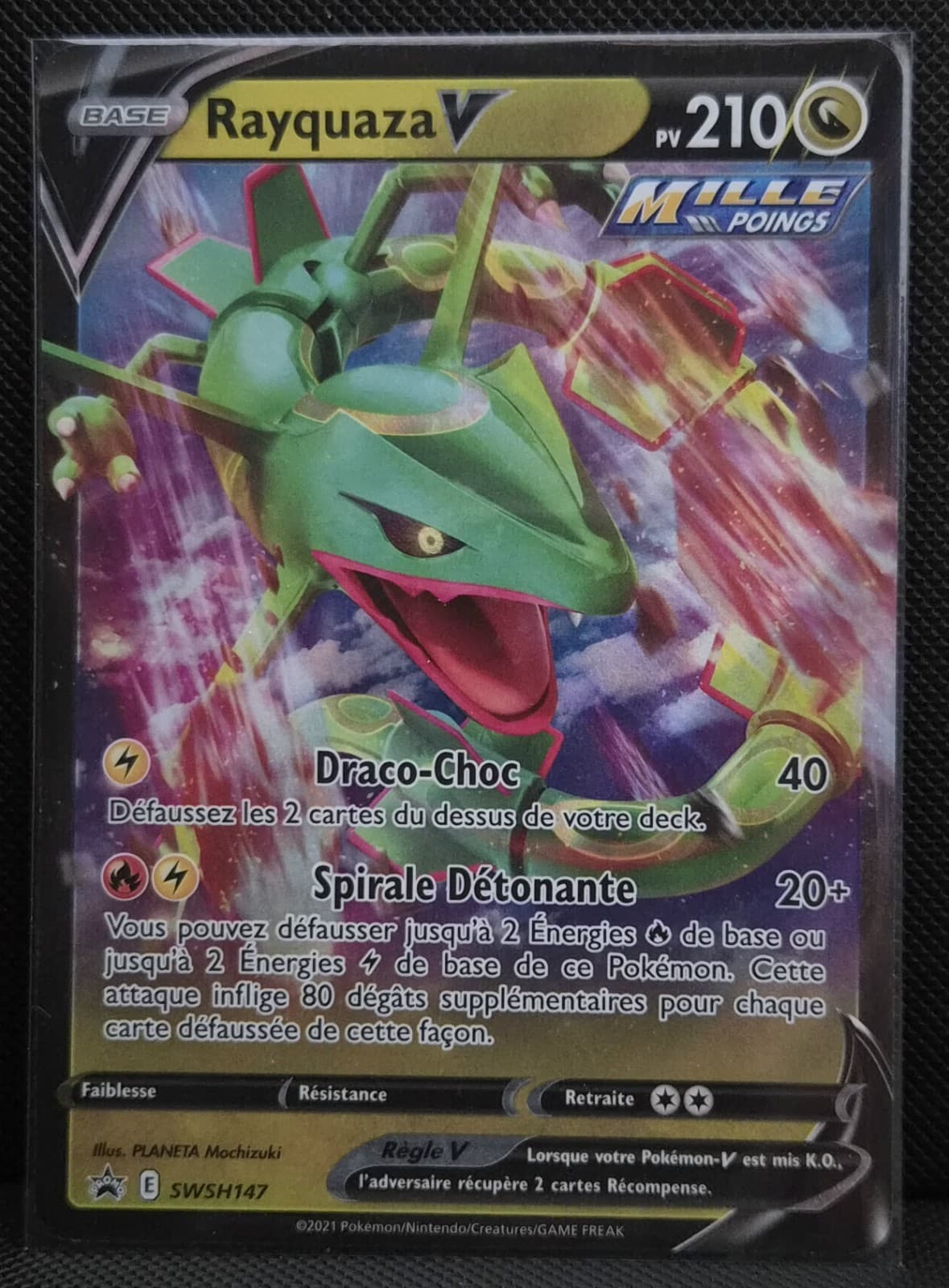 Rayquaza V Promo SWSH147 Épée et Bouclier FR NM
