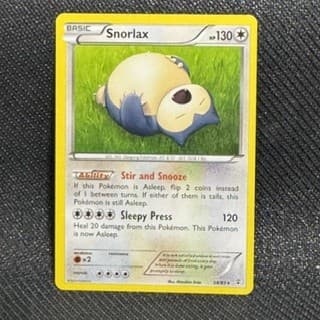 Snorlax 58/83 Rare Generations Pokemon Lightly Played