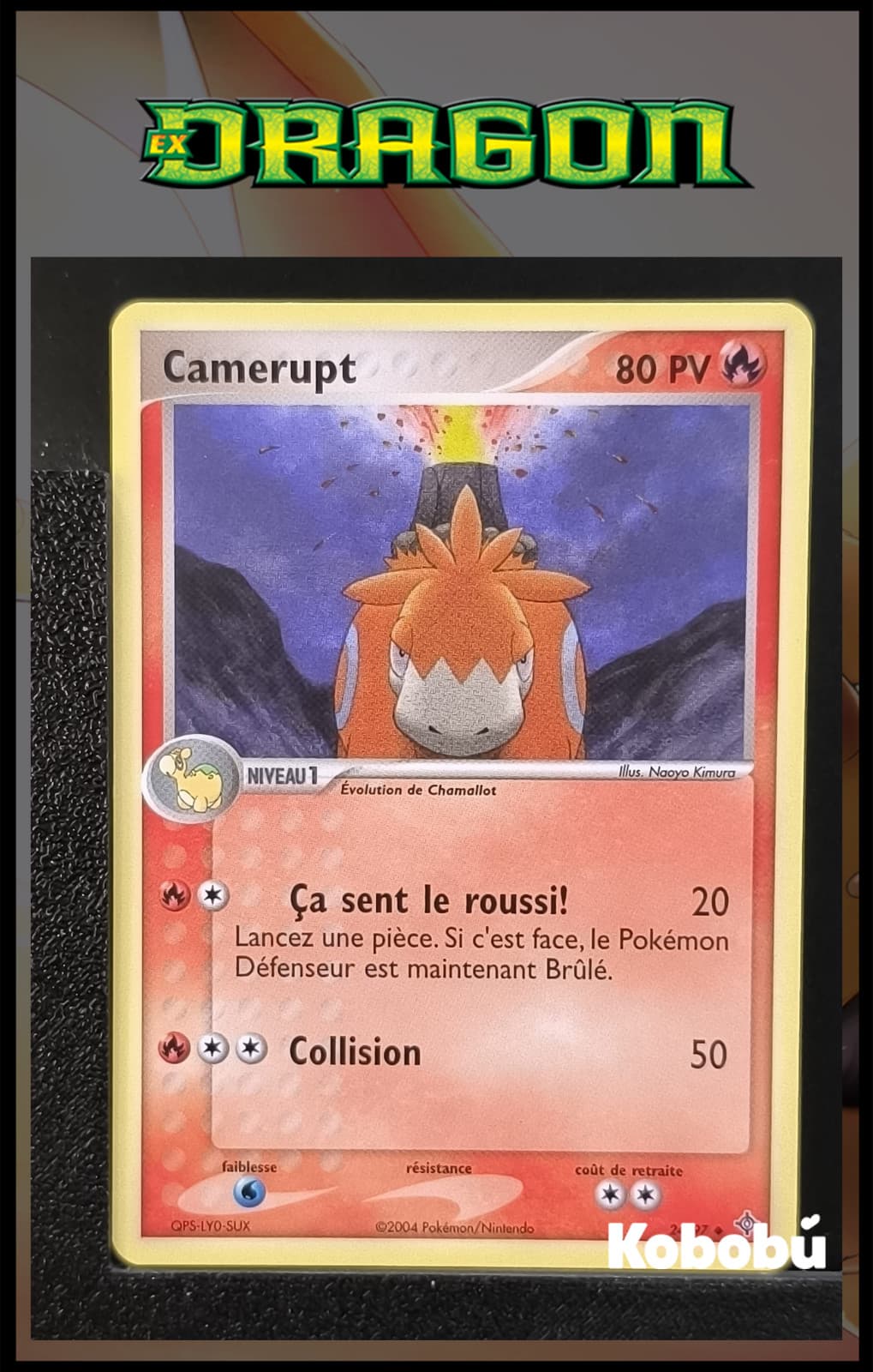 Carte Pokémon Camerupt 24/97 Ex Dragon Bloc EX FR 3
