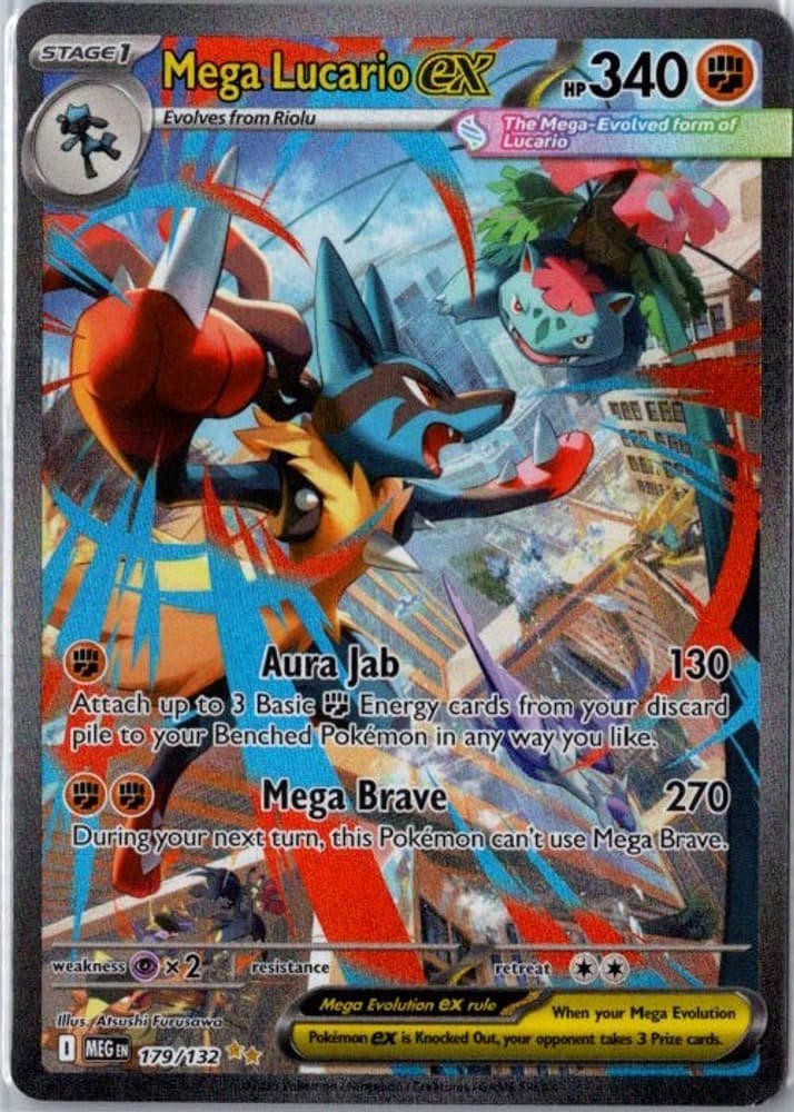 Mega Lucario ex [MEG - 179/132] Near Mint