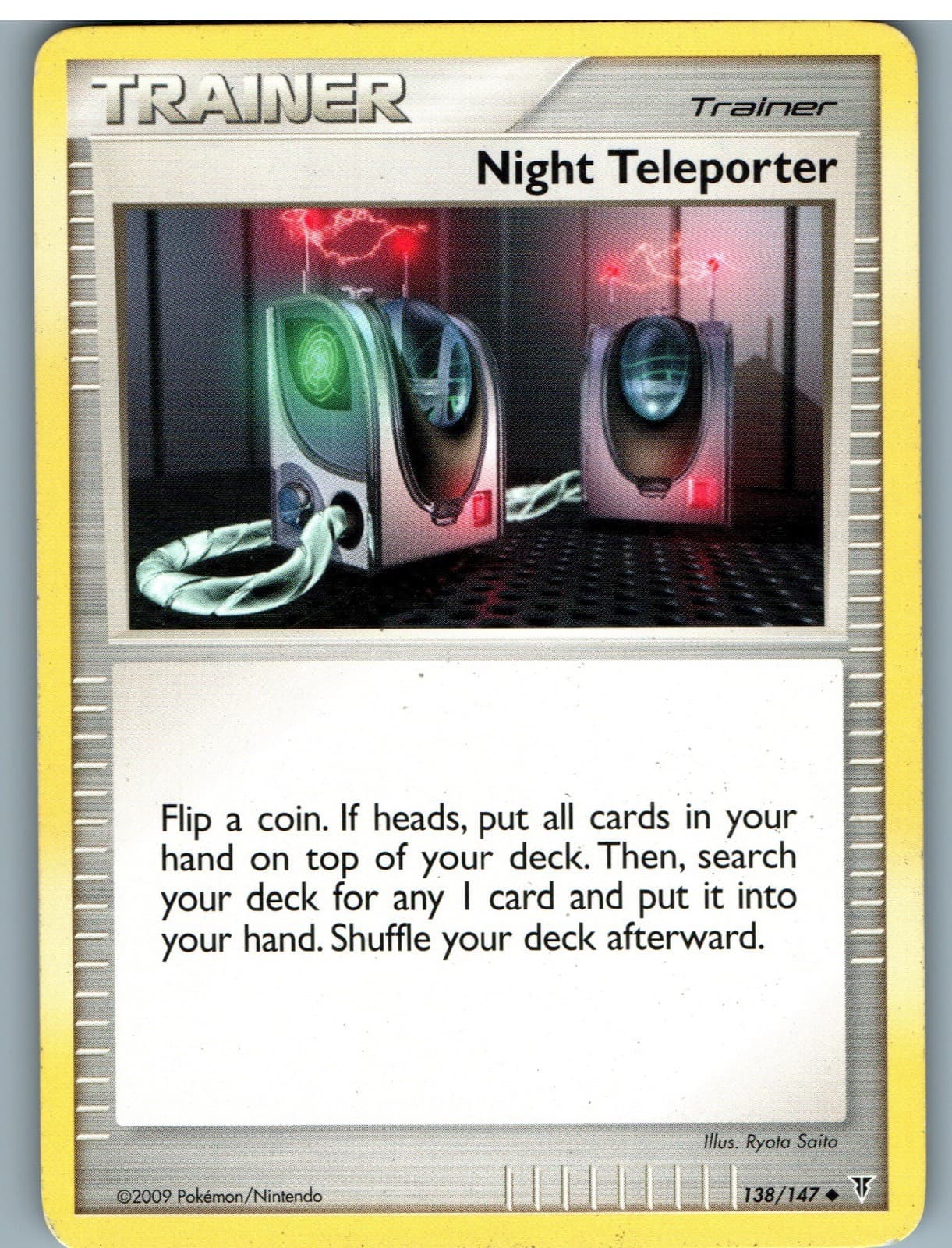 Night Teleporter 138/147 Uncommon Supreme Victors Pokemon Moderately Played