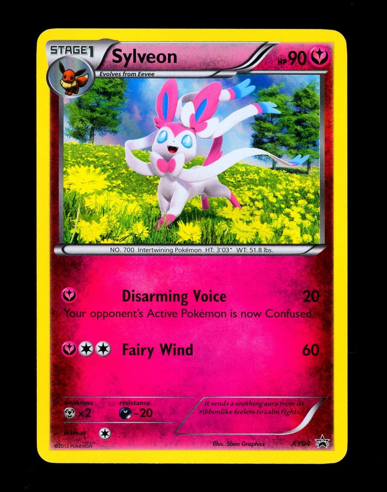 2013 Pokemon SYLVEON Black Star Promo Set HOLO Foil Collection Box Card #XY04