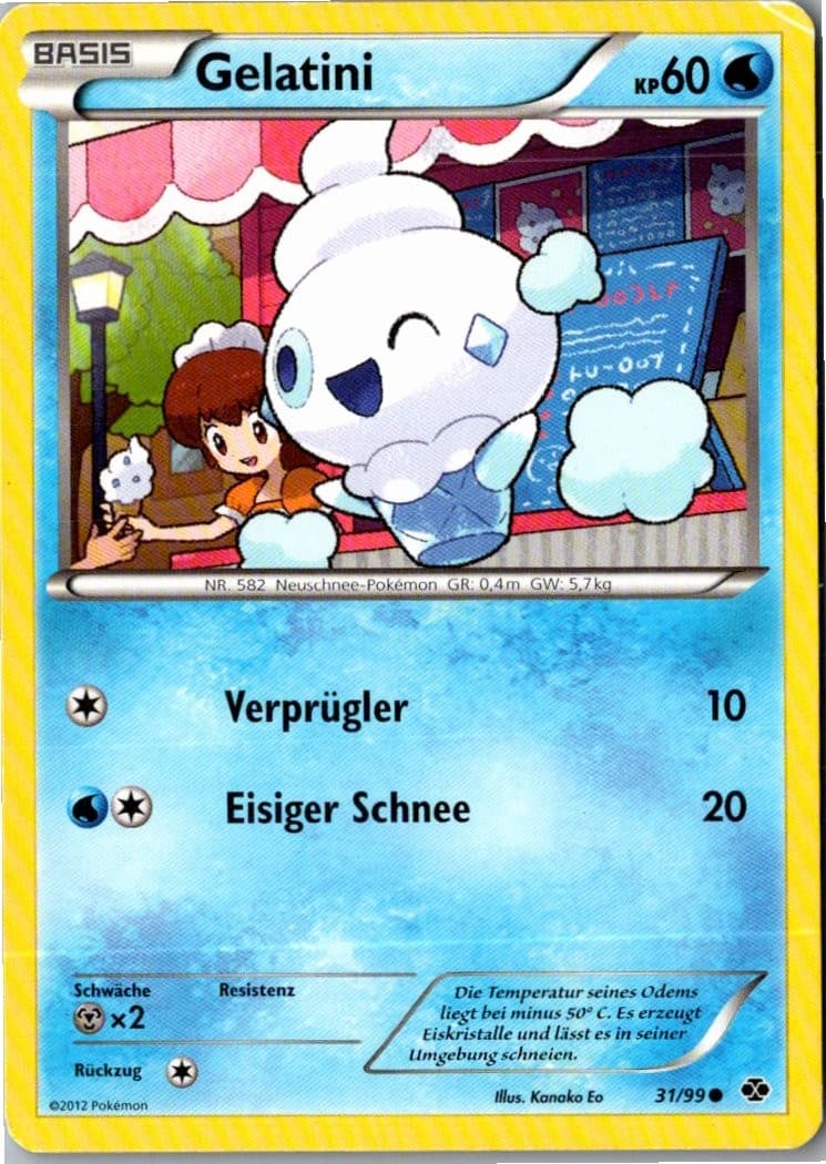 Pokemon Gelatini 31/99 Kommende Schicksale Deutsch