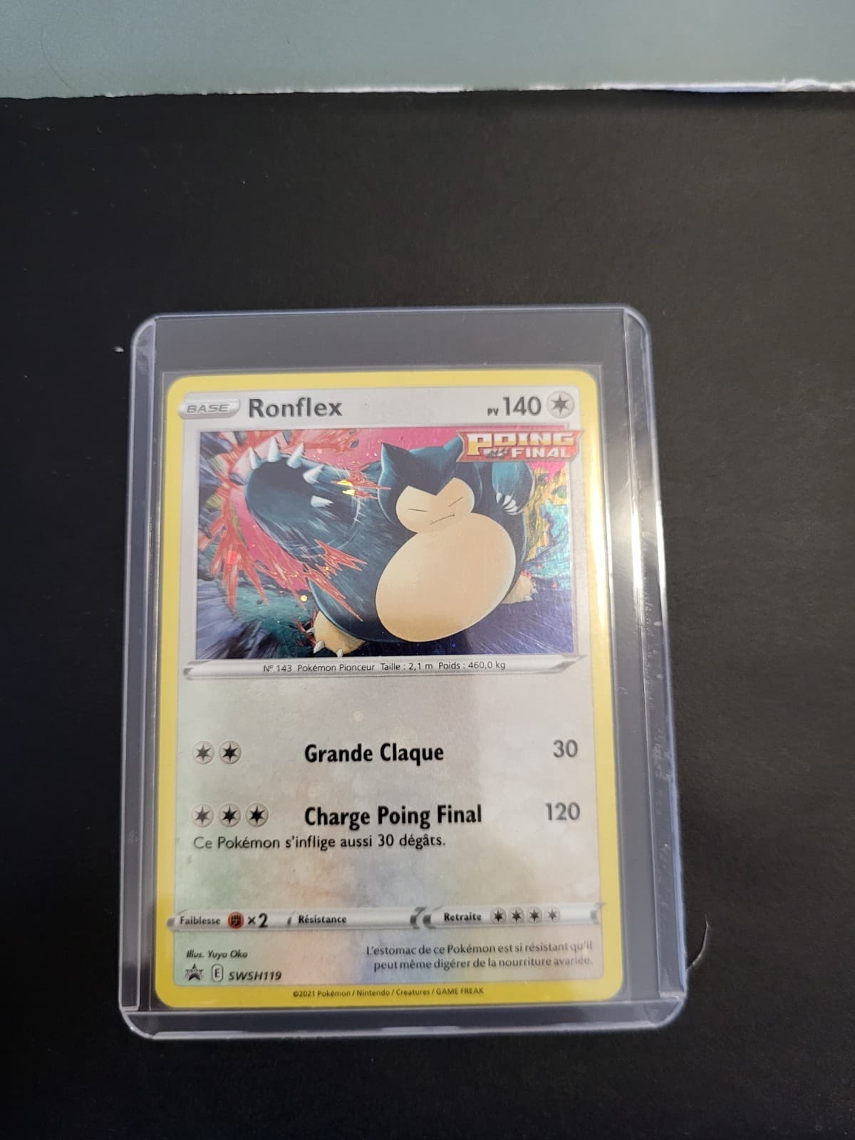 Carte Pokémon Ronflex Swsh119 Holo Cosmos Promo