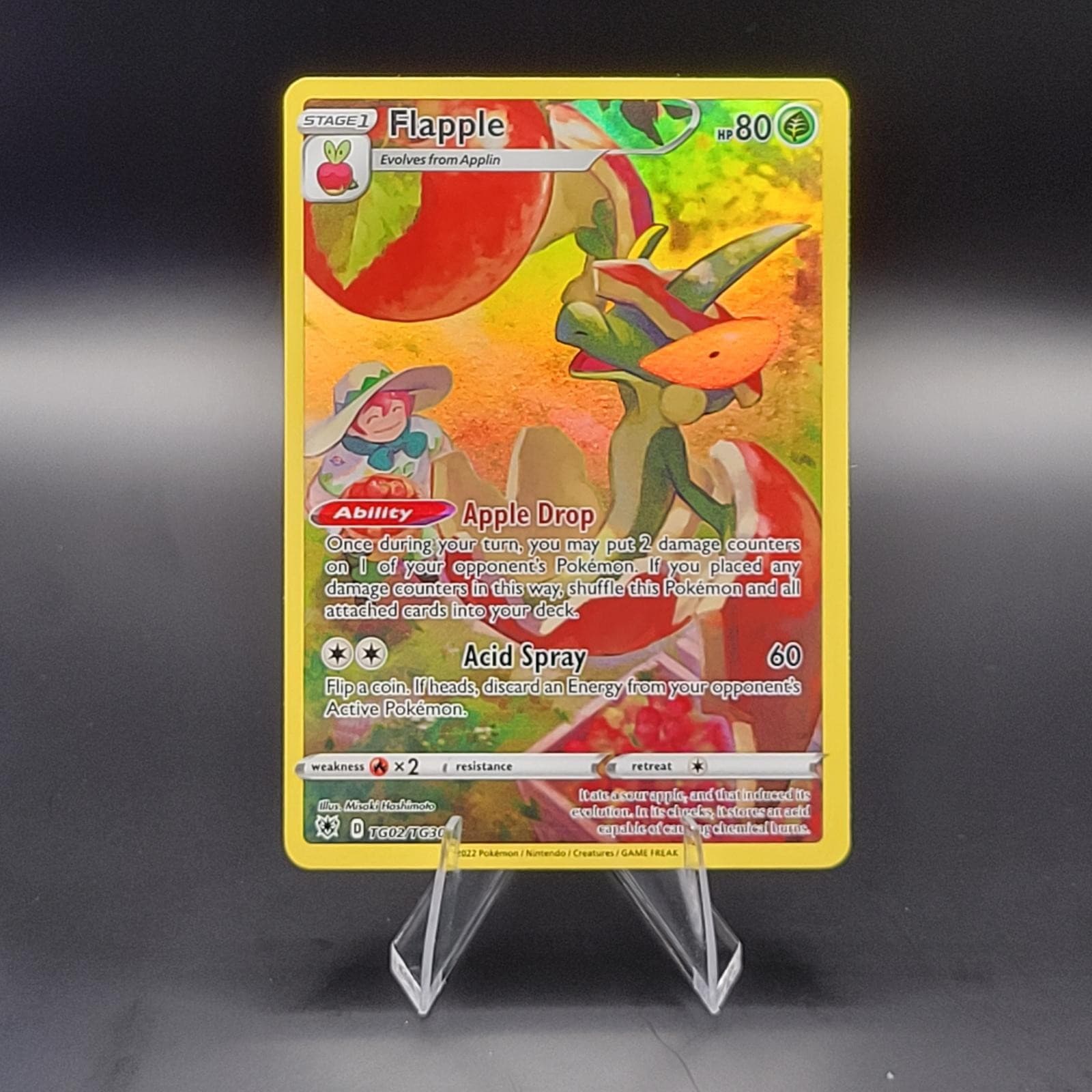 Flapple TG02/TG30 Holo Astral Radiance Trainer Gallery Pokemon Card