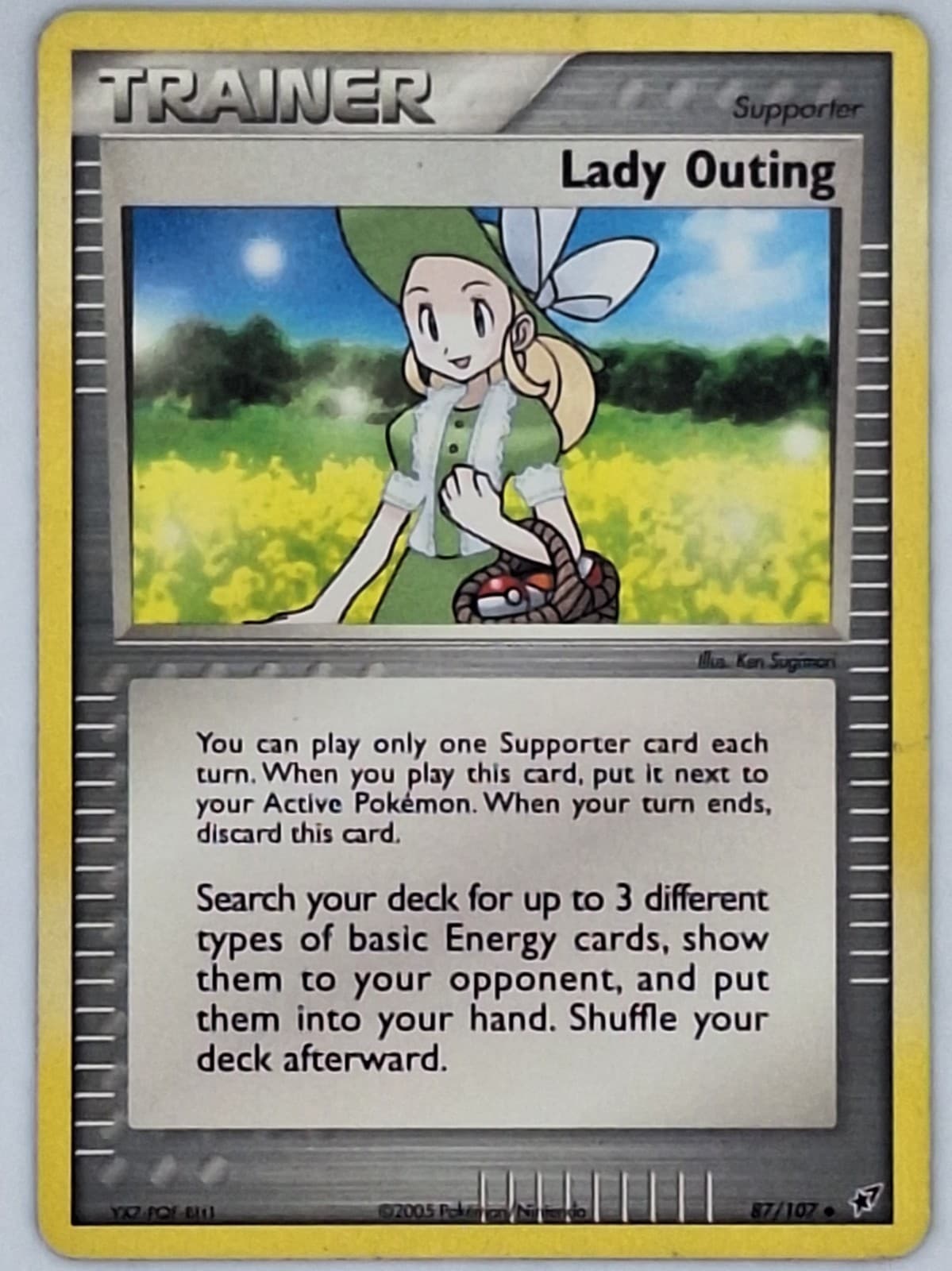 Lady Outing 87/107 Pokemon - EX Deoxys MP