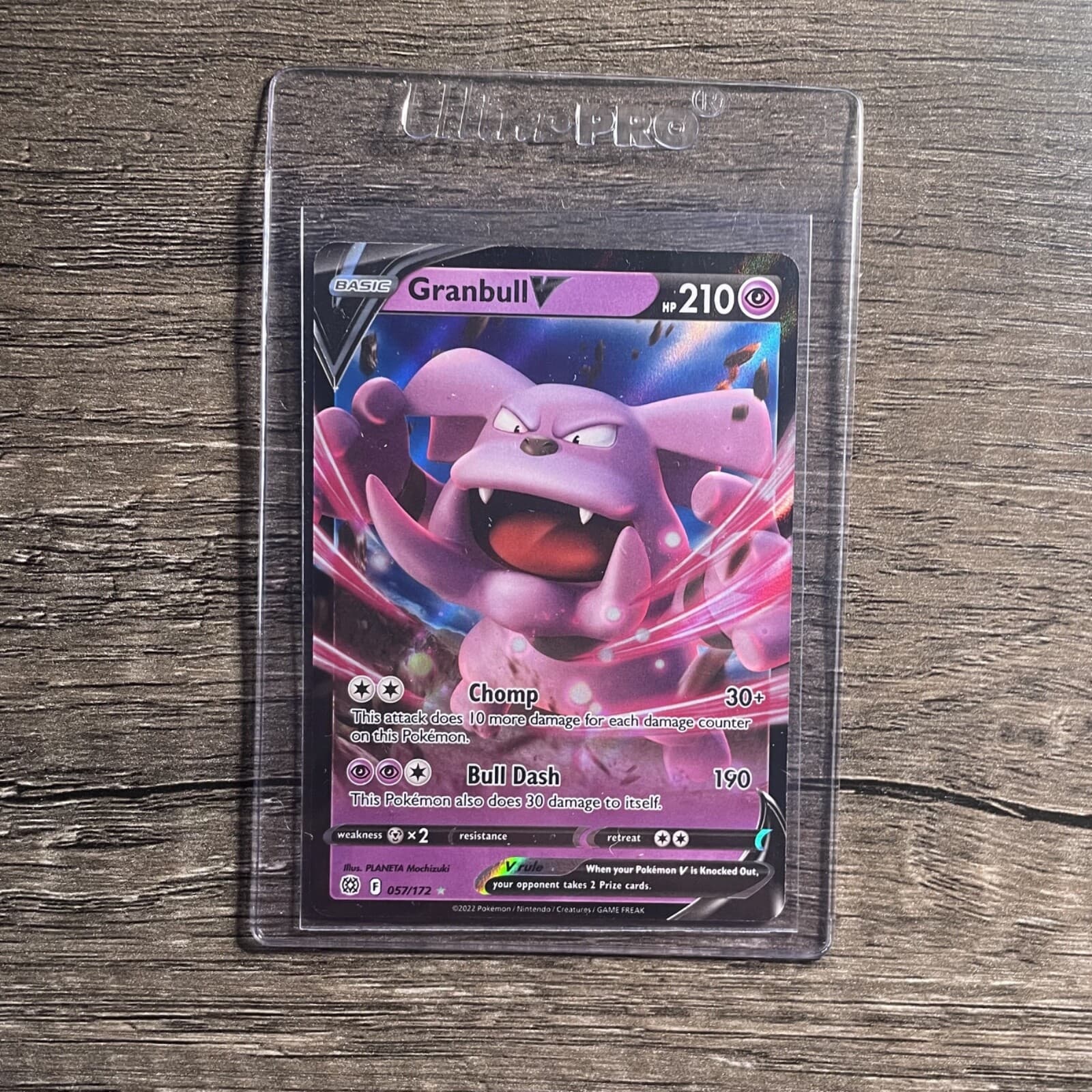 Granbull V #57 Pokemon Brilliant Stars