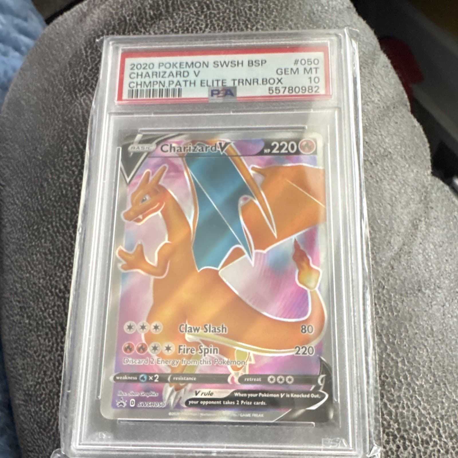 2020 Pokemon SWSH BSP Charizard V SWSH050 Holo Promo PSA 10 Gem Mint