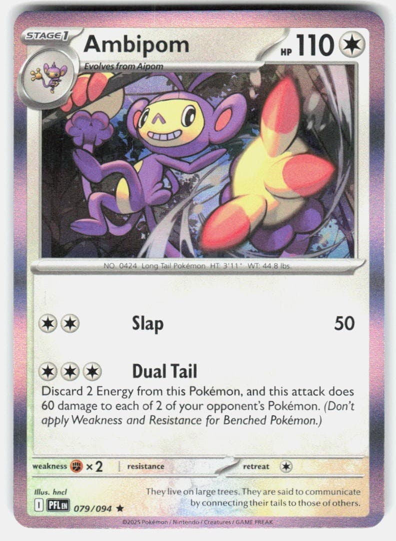 Pokemon Ambipom ME02: Phantasmal Flames #079/094 NM