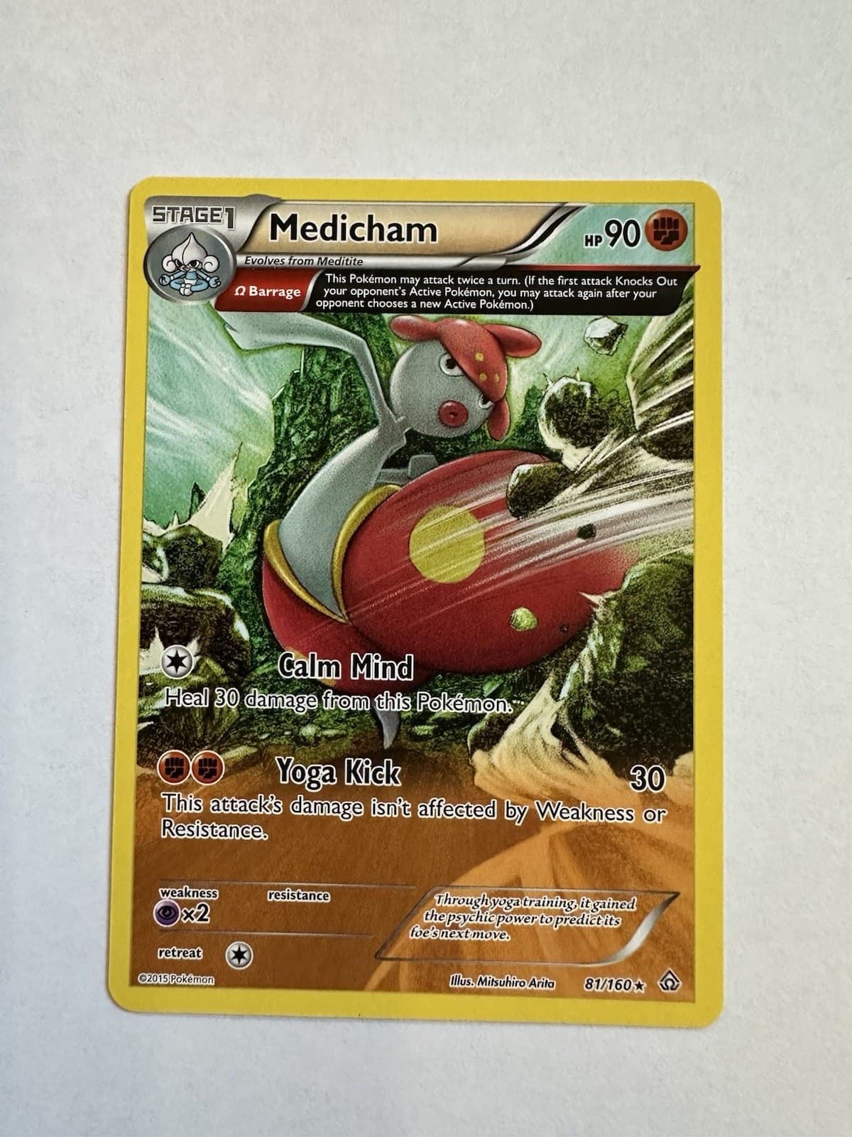 Medicham 81/160 - XY Primal Clash Non Holo Pokemon Card