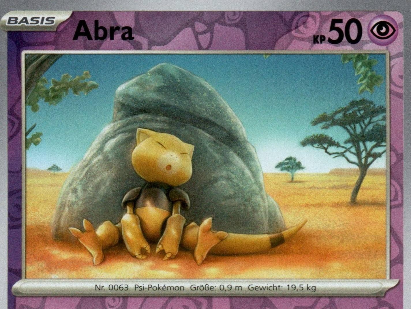 Pokémon Abra 151 #63 🇩🇪