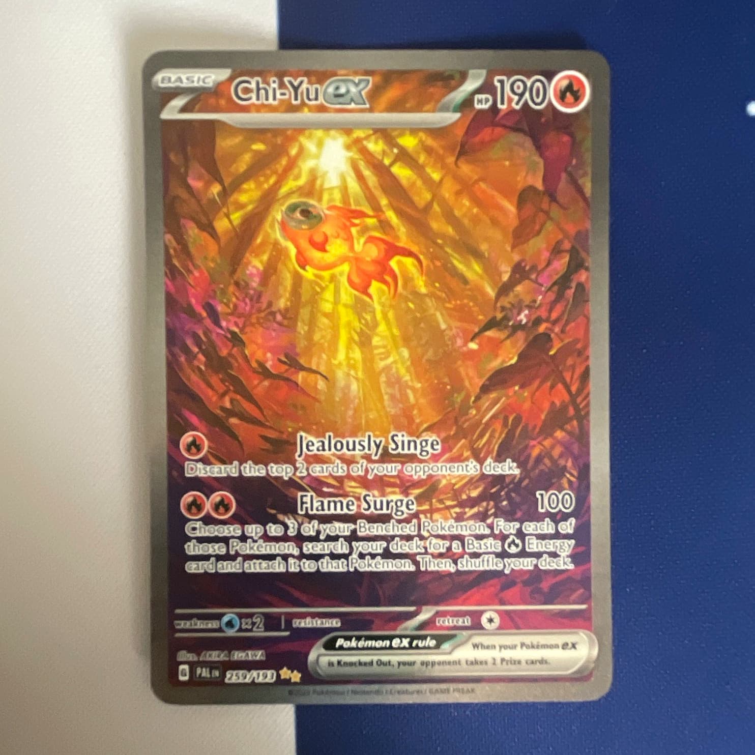 Chi-Yu ex 259/193 Sv02: Paldea Evolved Special Illustration Rare Holo Full Art