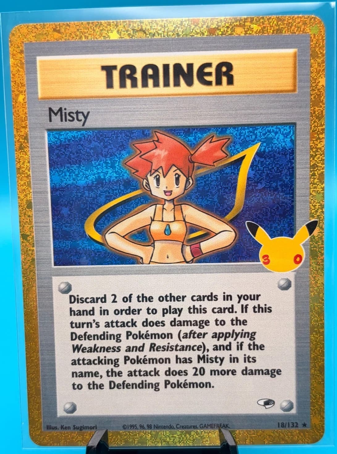 Pokemon Misty CCol 18/132 ME: 30th Celebration Classic Collection Holofoil NM
