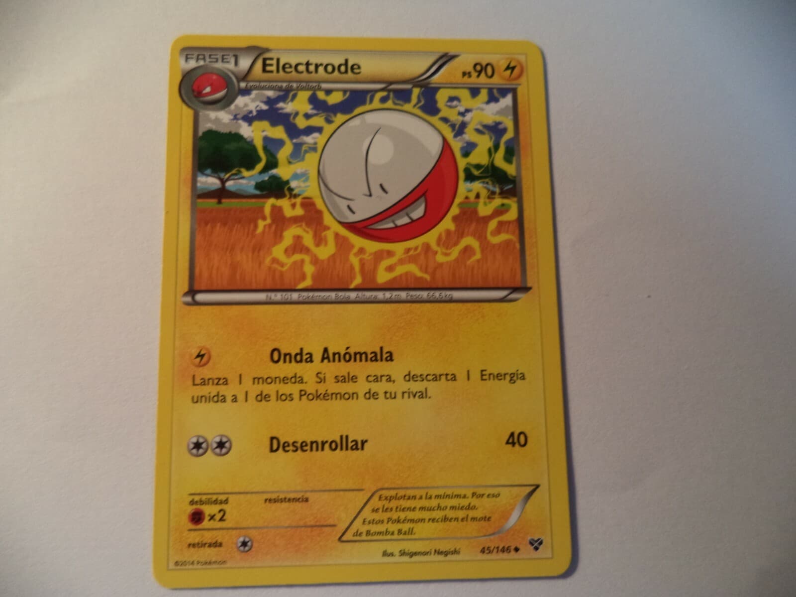 (ASY) SET XY ELECTRODE 45/146 IN GOOD CONDITION. 2 CARDS FOR 1,50 EURO