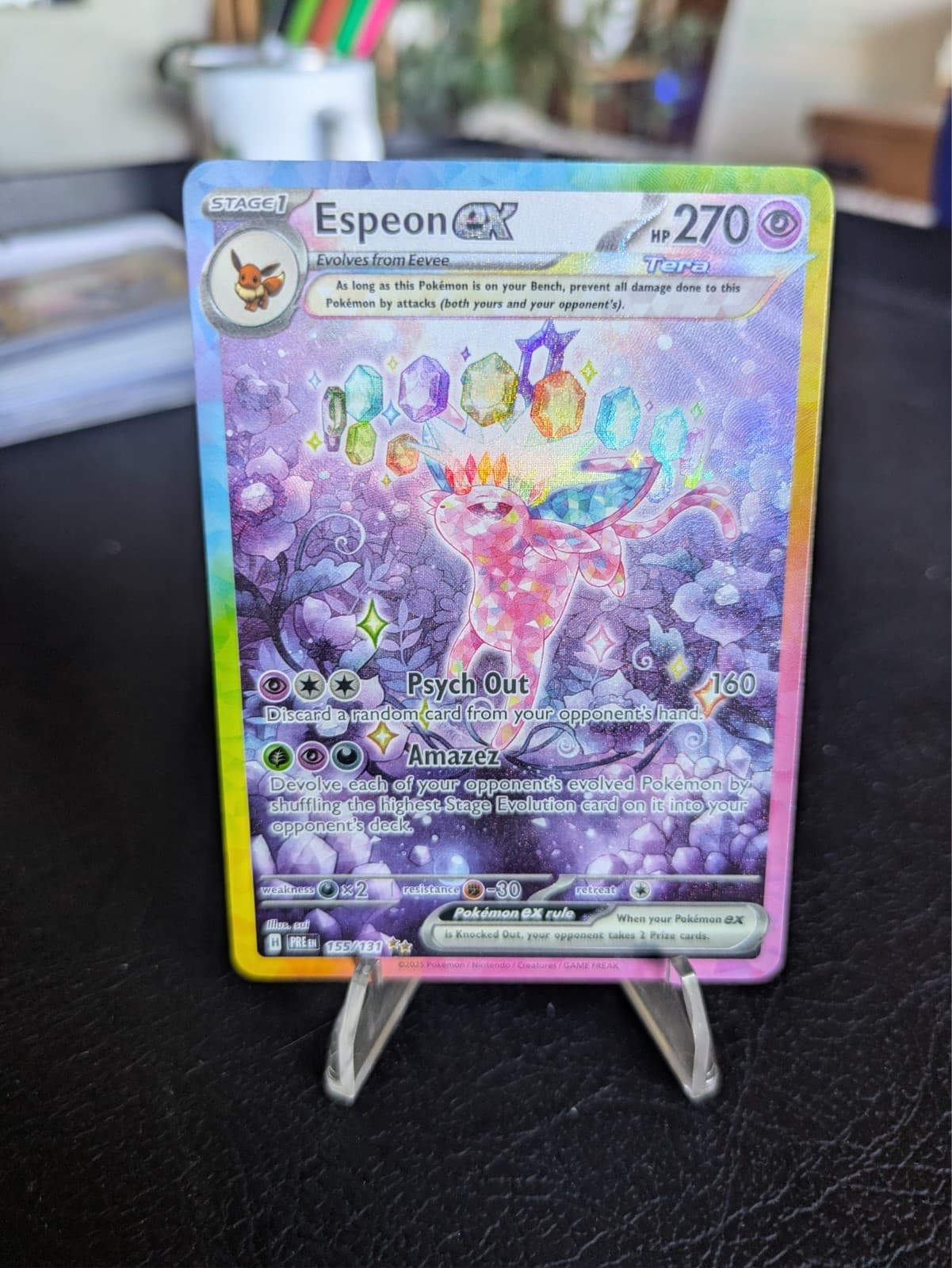 Espeon ex - 155/131 - SV: Prismatic Evolutions Pokemon