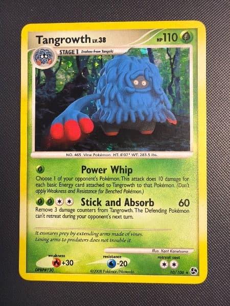 Tangrowth 10/106 Great Encounters Rare Holo MP Pokemon TCG