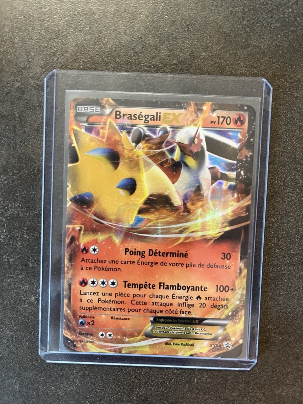 Carte Pokémon : Braségali EX XY54 - XY Promo - MP - FR