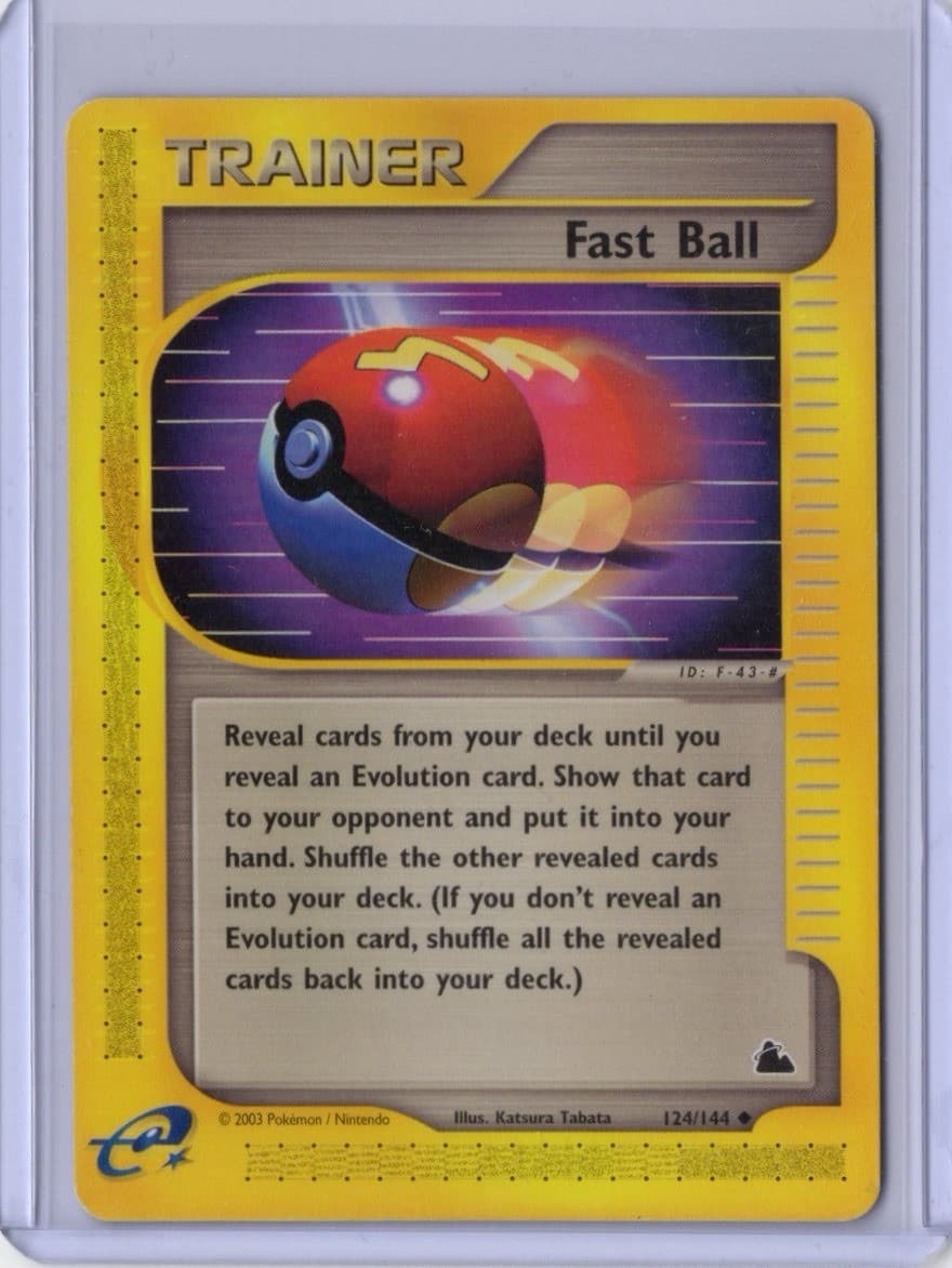 Pokemon Card - Fast Ball Skyridge 124/144 Uncommon