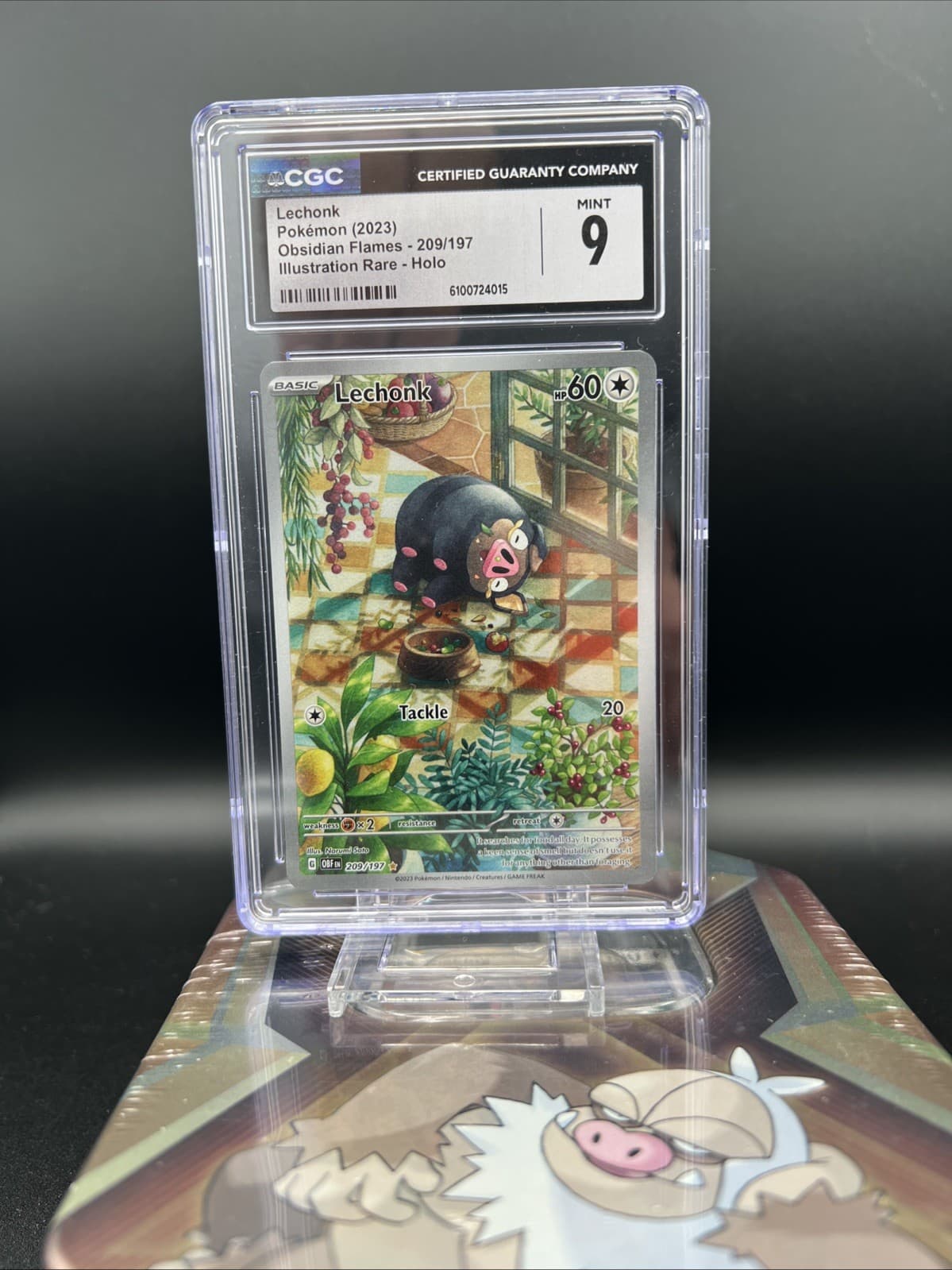 Lechonk #209 197 Pokémon Obsidian Flames CGC 9 