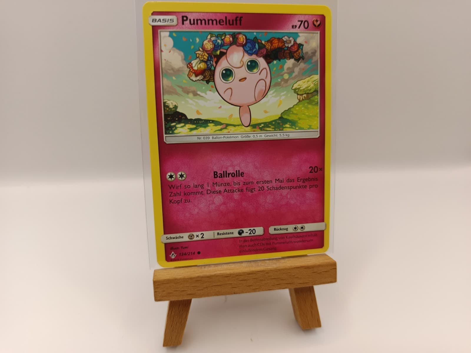 Pummeluff 134/214 Kräfte im Einklang deutsch Pokemon Karten NM