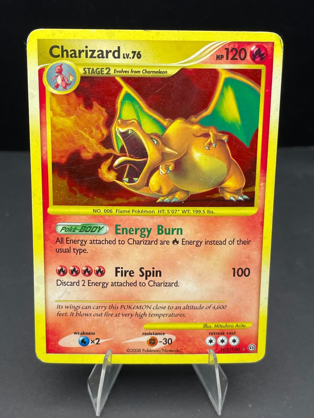 Charizard Stormfront 103/100 HP Pokemon