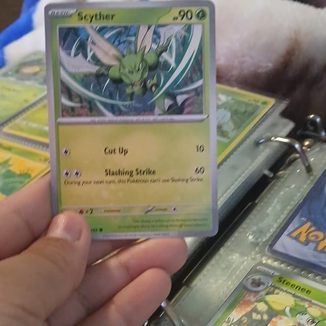 Pokémon Scyther 001/162 SV05 Temporal Forces Common Basic 90 HP Regular