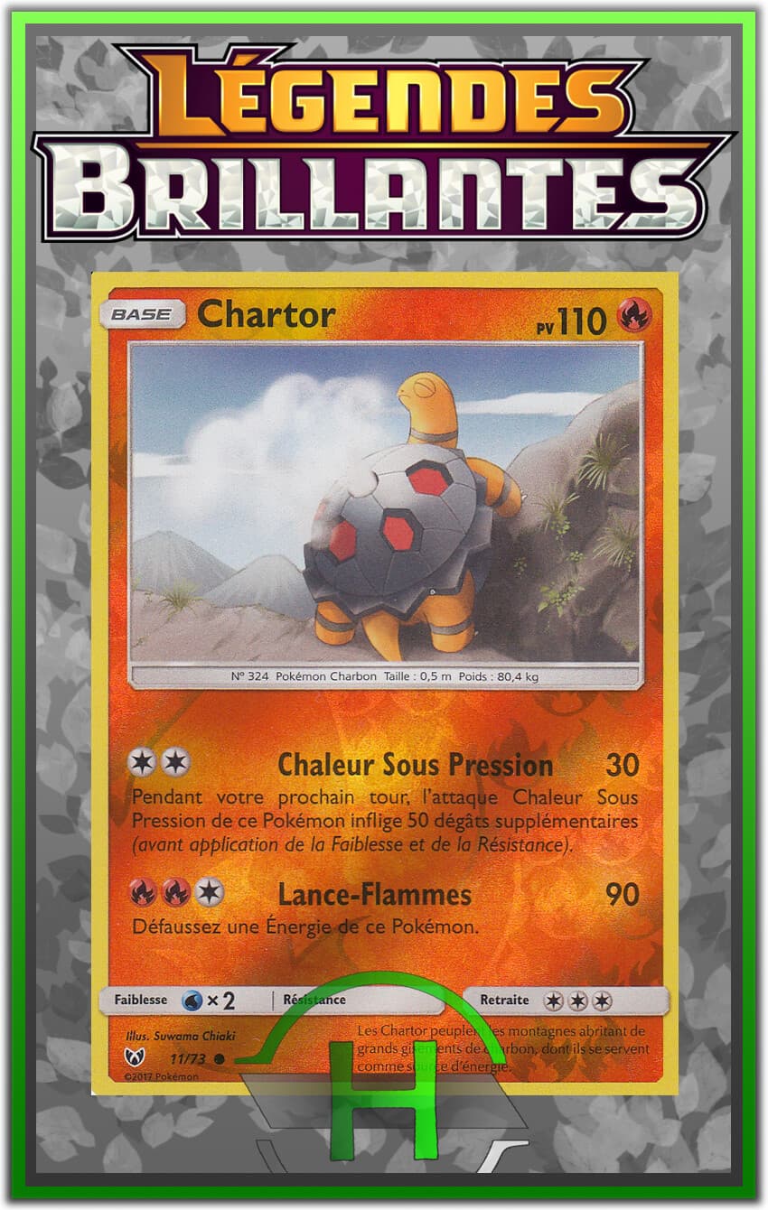 Chartor - SL3.5:Légendes Brillantes - 11/73 - Carte Pokémon Française