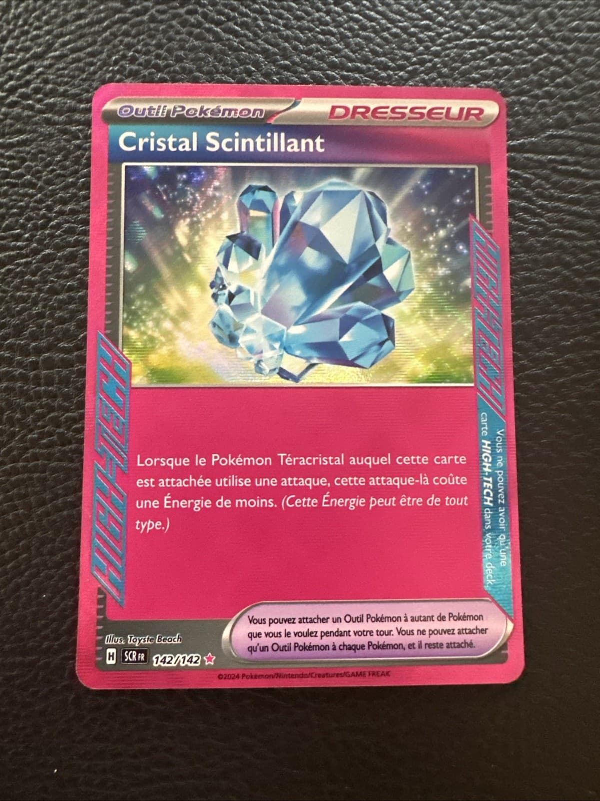 Carte Pokémon Cristal Scintillant 142/142 SCR Couronne Stellaire