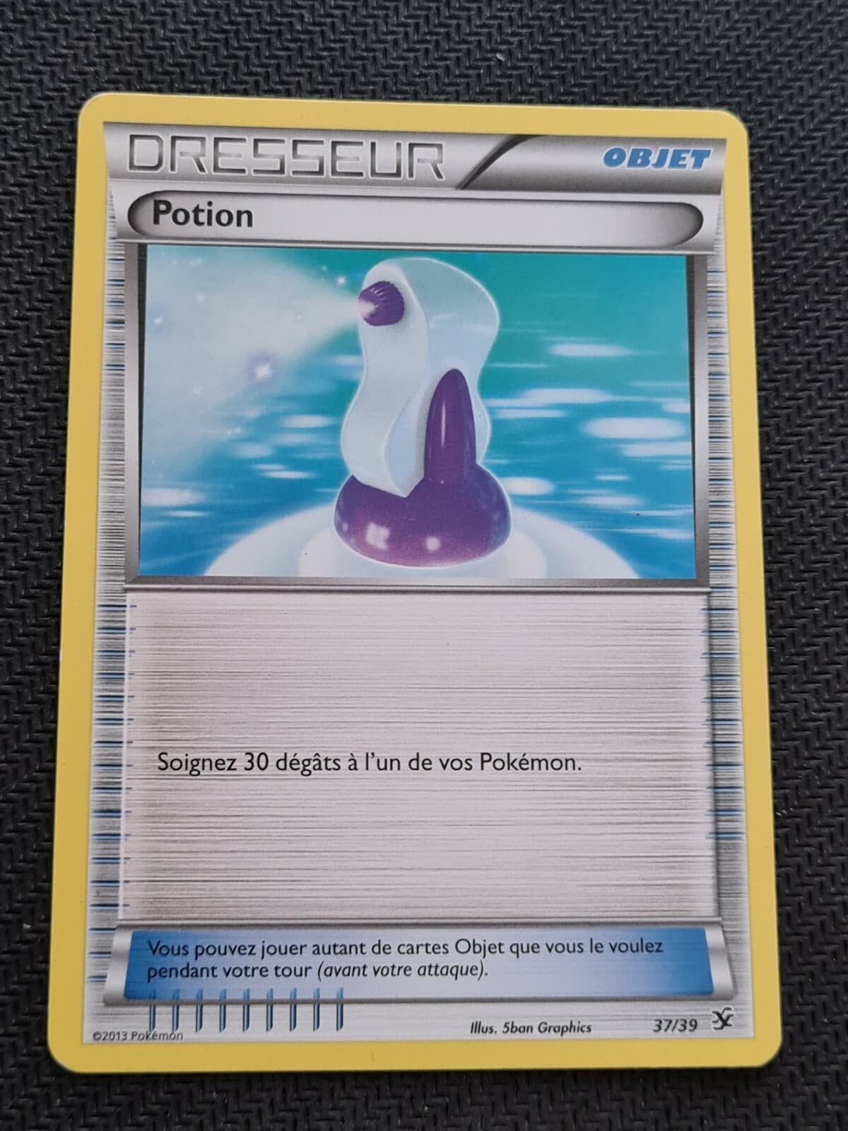 Carte Pokemon Française Dresseur Potion 37/39 xy bienvenue à kalos 