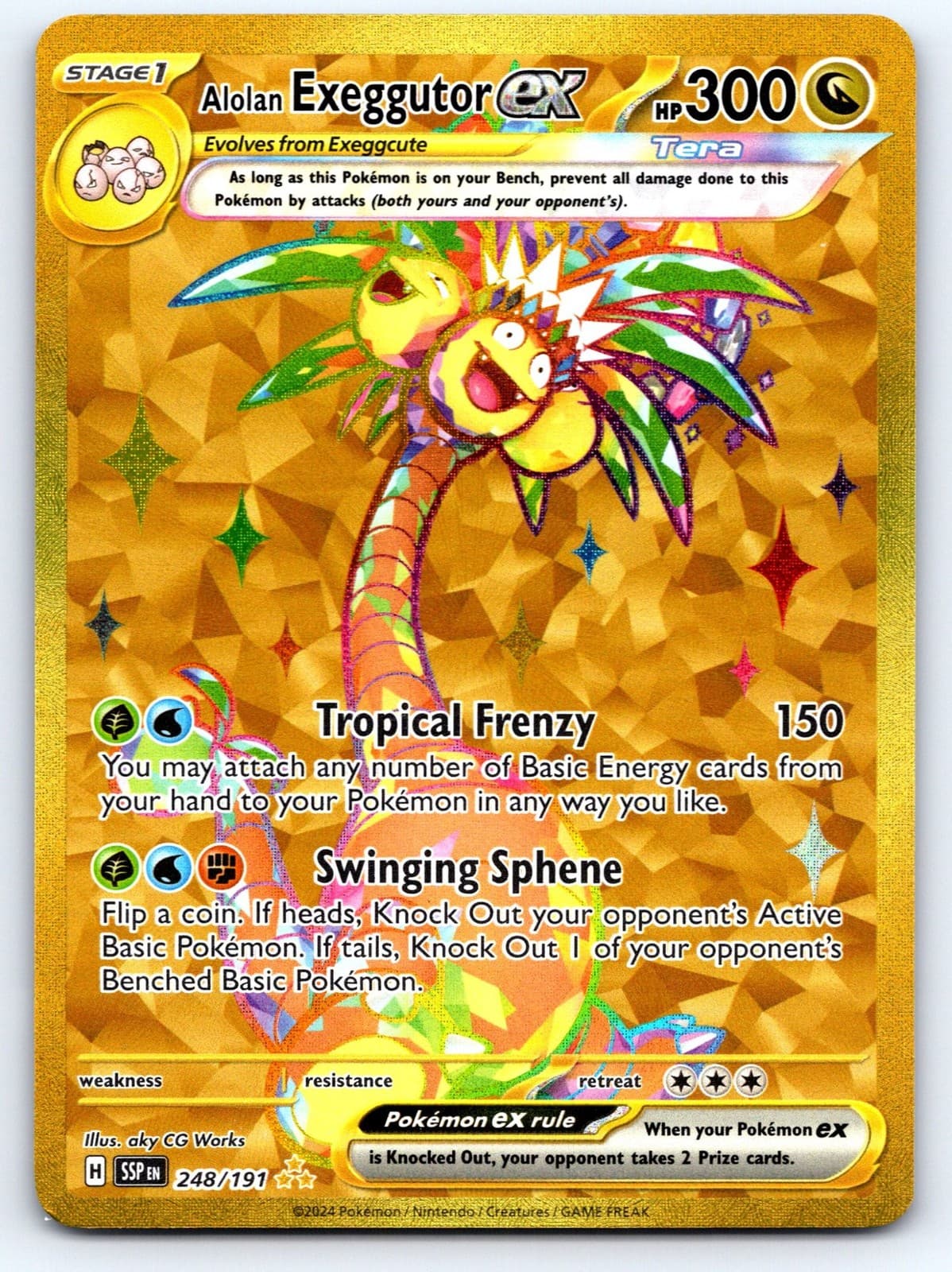 Alolan Exeggutor ex Surging Sparks 248/191 NM