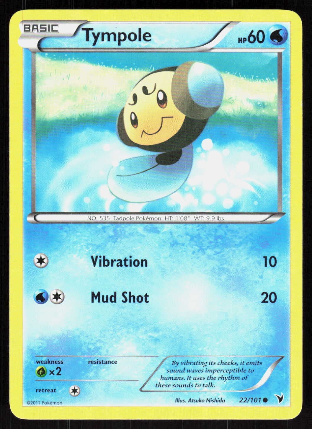Tympole 22/101 Common Noble Victories Pokemon EN Lightly Played
