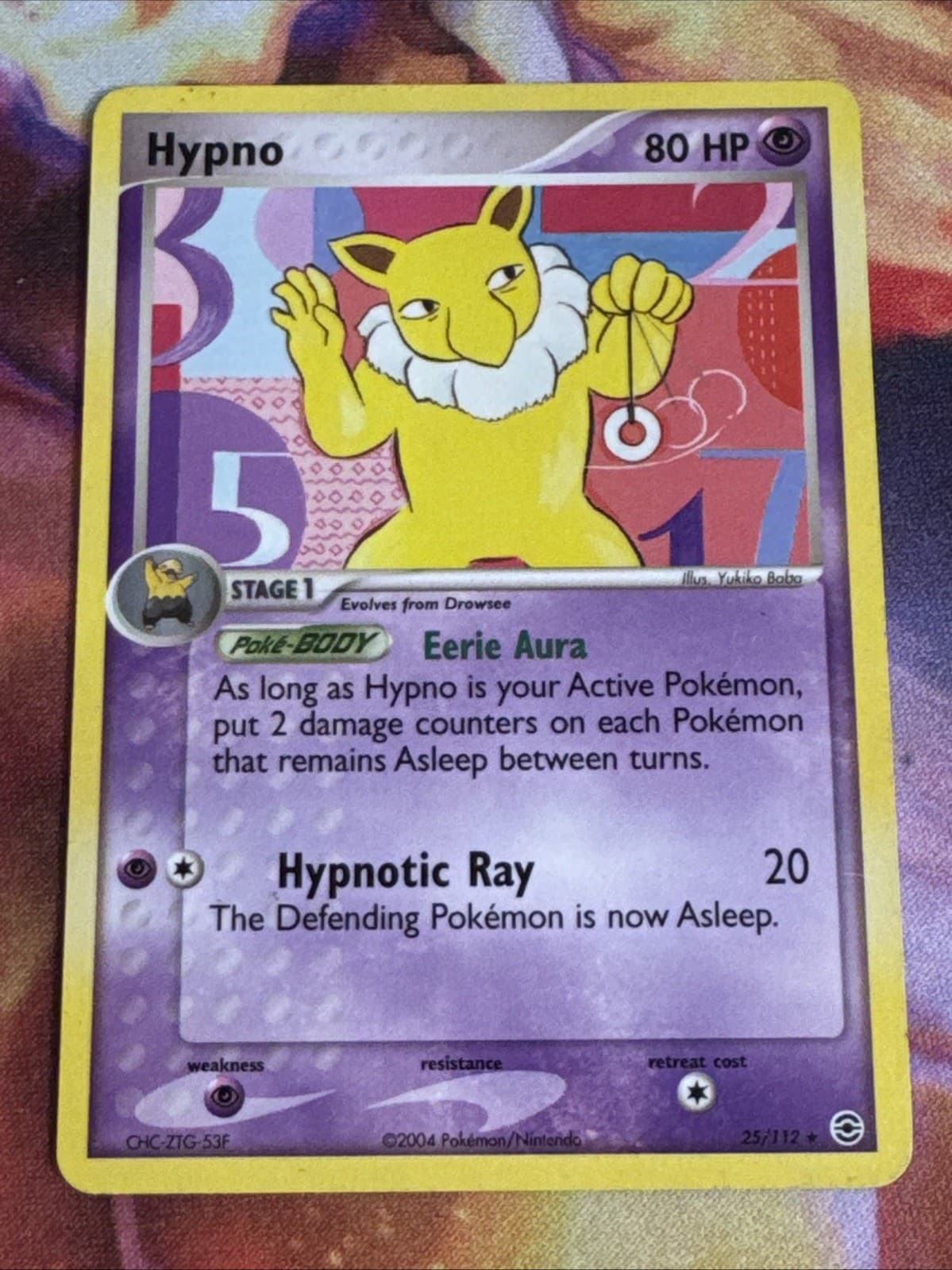 Hypno 25/112 Non Holo FireRed & LeafGreen - Pokemon Card - MP